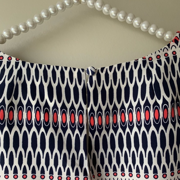 J. Crew Long Sleeve Patterned Shift Dress 0 - Picture 5 of 7